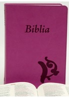 Károli Biblia 2.0 Nagyméretű, varrott, lila - újonnan revideált
